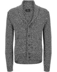 Brioni - Cardigan Con Collo A Scialle - Lyst
