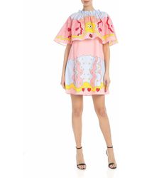 Vivetta - Macerata Dress In With Multicolor Prints - Lyst