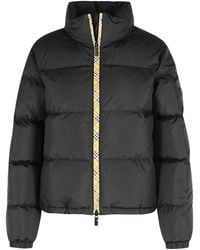 Burberry - Polyester Down Jacket - Lyst