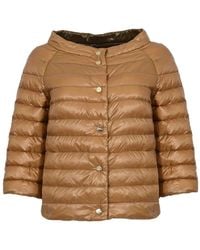 Herno - Reversible Down Jacket With Sleeves - Lyst