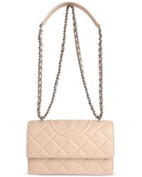 Tory Burch - Fleming Small Leather Crossbody Bag - Lyst