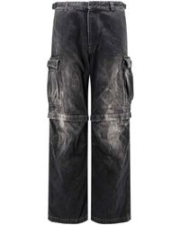 Balenciaga - Pantaloni Cargo Denim - Lyst