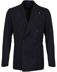 Tagliatore - Double-Breasted Jacket - Lyst
