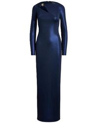 Ralph Lauren - Burlince-Long Sleeve-Gown-Str Matte Jersey-R - Lyst