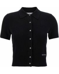 T By Alexander Wang - Polo Cardigan - Lyst