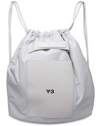 Y-3 - Ivory Nylon Bag - Lyst