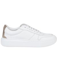 Herno - Leather Trainers With Insert - Lyst