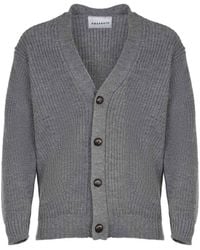 Amaranto - Amaranth Cardigan Made Of Wool - Lyst