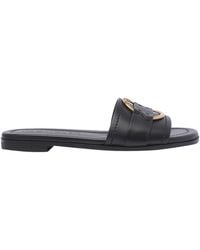 Moncler - Leather Sandals - Lyst