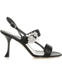 Roger Vivier - Mini Bouquet Satin Sandal - Lyst