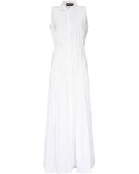 Alberto Audenino - Lily Cotton Shirt Dress - Lyst