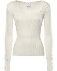 Courreges - Heritage Ribbed Knit Top - Lyst