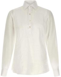 Borriello - Linen Blouse - Lyst
