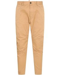 DSquared² - Tailored Trousers With Soft Cotton-Elastan Blend - Lyst