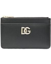 Dolce & Gabbana - PORTACARTE IN PELLE CON LOGO - Lyst