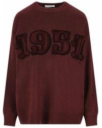 Max Mara - Crewneck Knitted Jumper - Lyst