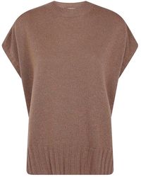 Twinset - Sleeveless Round Neck Sweater - Lyst