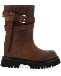 Moschino - Brick Boots - Lyst