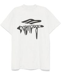 Balenciaga - 3B Liquified Oversize T-Shirt - Lyst