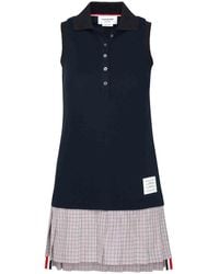 Thom Browne - Navy Cotton Dress - Lyst