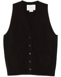 Vanisé - Vanis Michaela Coffee Cashmere Vest - Lyst