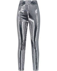 MM6 by Maison Margiela - Metallic Sequin Trousers - Lyst