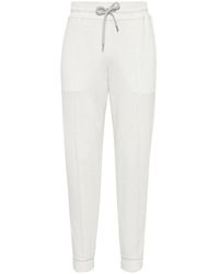 Brunello Cucinelli - Pants With Crte Detail - Lyst