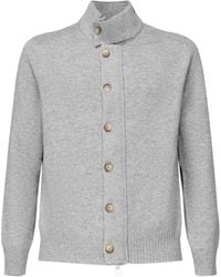 Giuliano Galiano - Wool Blend Cardigan Jacket - Lyst