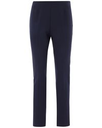Peserico - Viscose Blend Cropped Trousers - Lyst