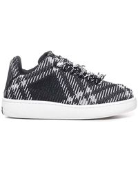 Burberry - Box Sneaker With Check Workship - Lyst