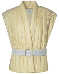 Isabel Marant - Ajali Ecru Cotton Blend Jacket - Lyst