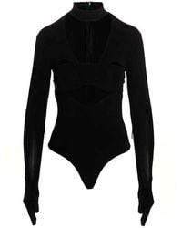 Ambush - Heart Shaped Gloves Bodysuit - Lyst