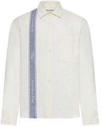 JW Anderson - J.W.Anderson Long-Sleeved Linen Shirt - Lyst
