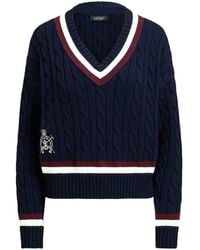Ralph Lauren - Tedurph-Long Sleeve-Pullover-Gassed Cotton - Lyst