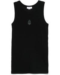 McQueen - Stretch Cotton Tank Top - Lyst