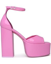 Paris Texas - Tatiana Sandal In Pink Patent Leather - Lyst