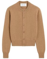 Ami Paris - Ami De Cœur Logo Cardigan - Lyst