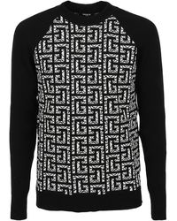 Balmain - Monogram Sweater - Lyst