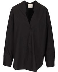 forte_forte - Shirt With Embroidery - Lyst