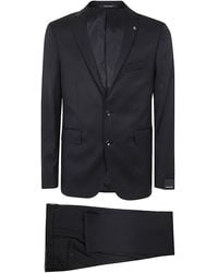 Tagliatore - Classic Suit With Constructed Shoulder - Lyst
