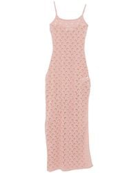 Marine Serre - Moon Devore Long Dress - Lyst