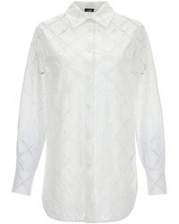 Kiton - Openwork Cotton Shirt - Lyst