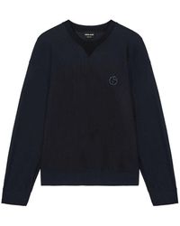 Giorgio Armani - Technical Waffle Sweatshirt - Lyst