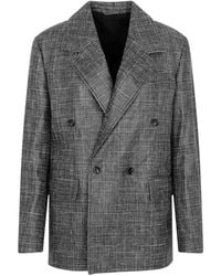 Bottega Veneta - Printed Leather Jacket - Lyst