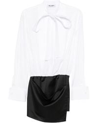 The Attico - And Combination Short Dress - Lyst
