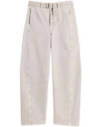 Lemaire - Twisted Belted Pants - Lyst