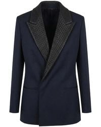 Bottega Veneta - Wool Grain De Poudre Jacket - Lyst