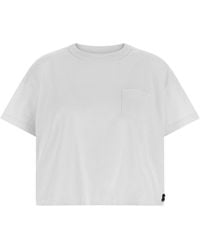 Sacai - Logo Pin T-Shirt - Lyst
