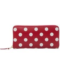 Comme des Garçons - Polka Dot Zip-Around Wallet - Lyst