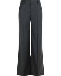 Stella McCartney - High-Waisted Wide-Leg Wool Pants With Tailored Design - Lyst